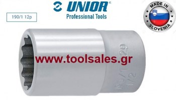 Καρυδάκι 1/2-23mm  πολύγωνο  UNIOR 190 12P